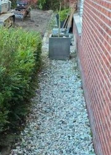 Gratis af te halen 36 m1 grof tuin grind zelf weghalen, Tuin en Terras, Grind, Keien en Split, Ophalen, Gebruikt, Wit, Grind