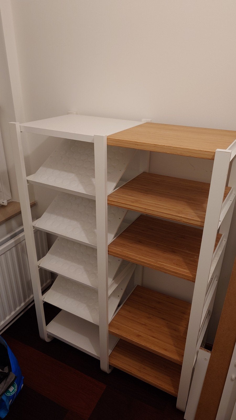 IKEA Elvarli laag met bamboe planken, Ophalen, Gebruikt