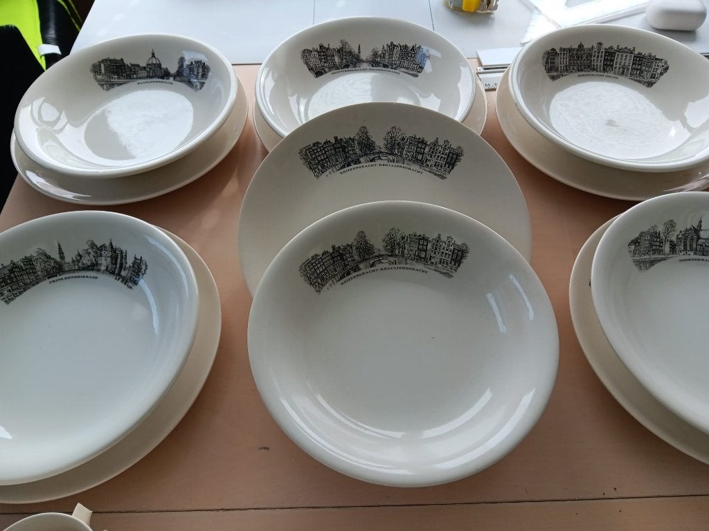 Prachtig Amsterdams servies - bieden - servies - Amsterdam, Ophalen, Zo goed als nieuw, Overige stijlen, Porselein