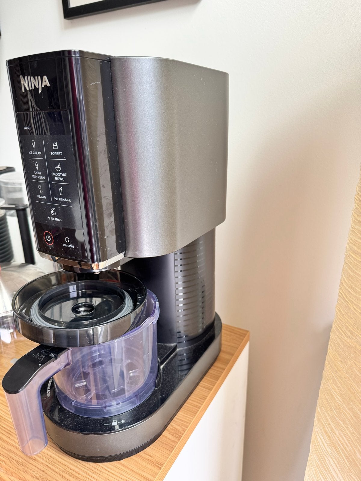 Ninja Creami IJsmachine met 5 extra pints, Witgoed en Apparatuur, Ophalen, Zo goed als nieuw, Zelfvriezend