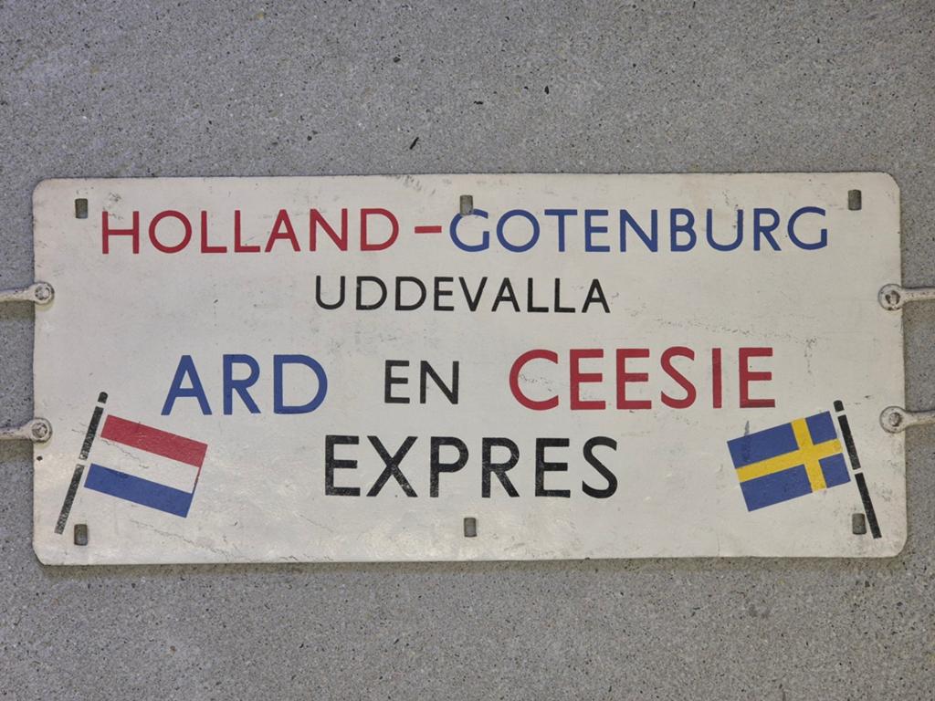Ard en Ceesie Expres koersbord, Verzamelen, Ophalen of Verzenden, Gebruikt, Trein, Overige typen