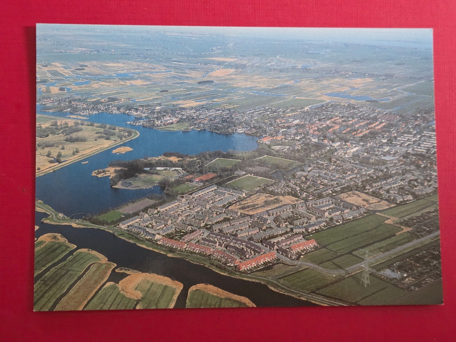 Landsmeer bij Oostzaan Panorama, Ophalen of Verzenden, 1960 tot 1980