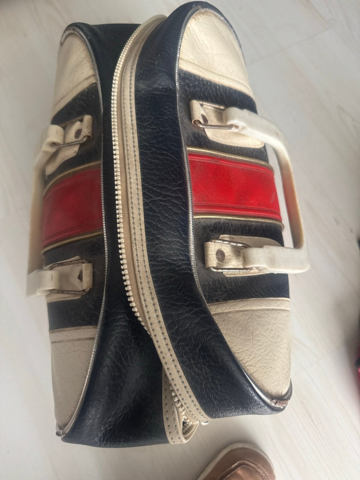 Vintage Gyro Balanced Bowlingbal met Tas, Sport en Fitness, Bowlen, Ophalen of Verzenden, Gebruikt, Bal