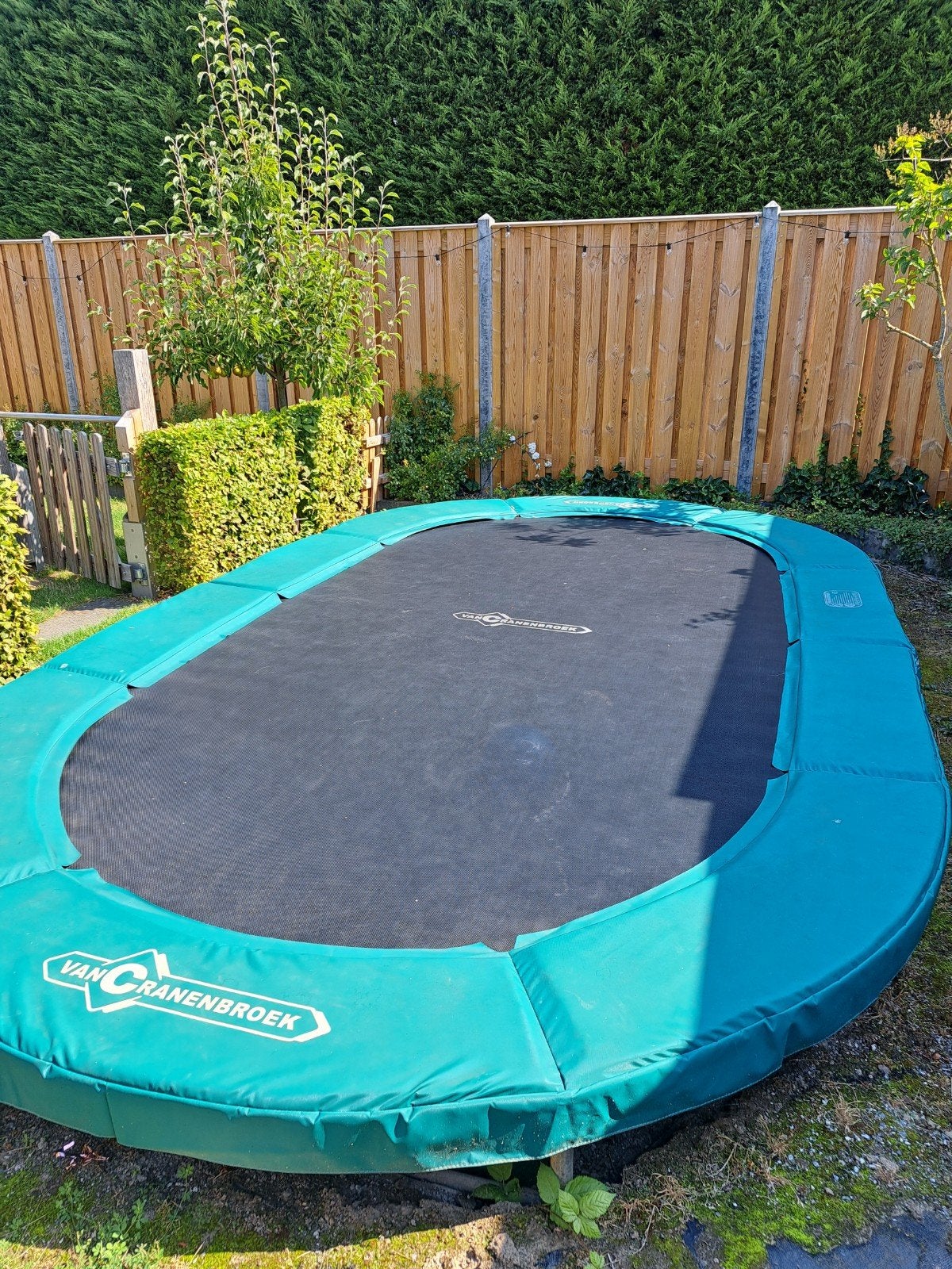 Trampoline springdoek en rand! 488x286, Ophalen, Gebruikt