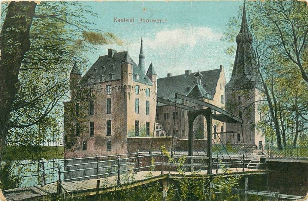 388-205-019 Doorwerth Kasteel, Verzenden, Voor 1920, Gelderland