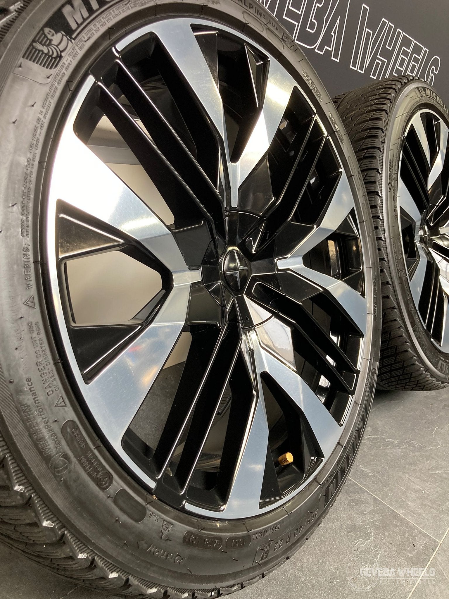 22” originele Polestar 3 velgen winterbanden 5x120 breedset, Auto-onderdelen, Gebruikt, -, 265 mm, -