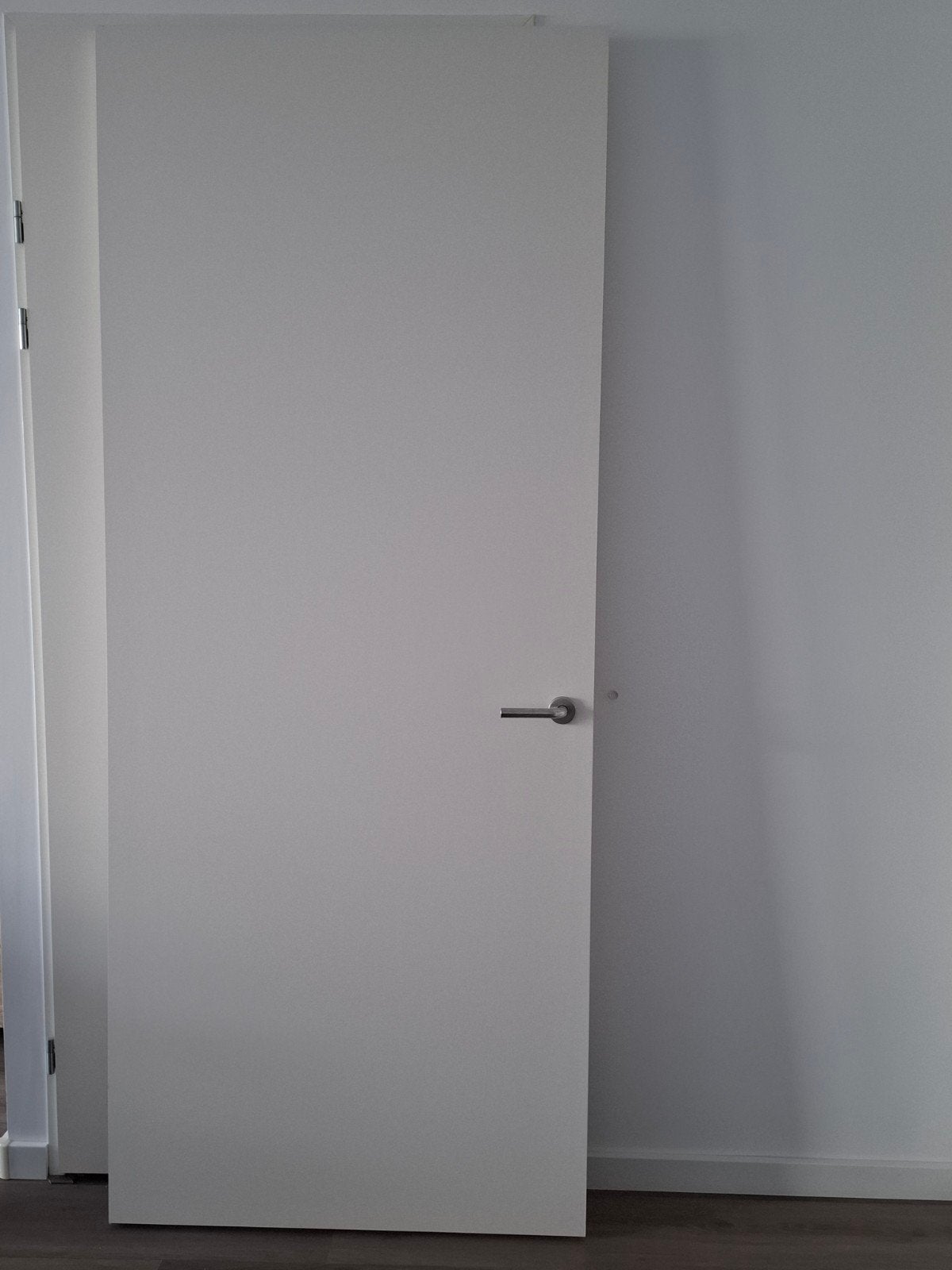 Svedex opdekdeur 231,5 x 93 linksdraaiend met garnituur, Ophalen of Verzenden, Binnendeur, 215 cm of meer