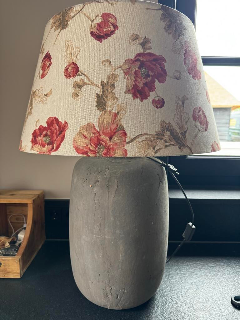 Lampenkap bloemenprint, Ophalen, Gebruikt, Stof, 50 tot 75 cm