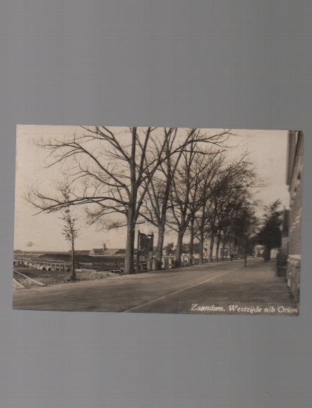 Zaandam Westzijde Molen Schildersbuurt Fotokaart Baljet, Ophalen of Verzenden, 1920 tot 1940, Ongelopen, Noord-Holland