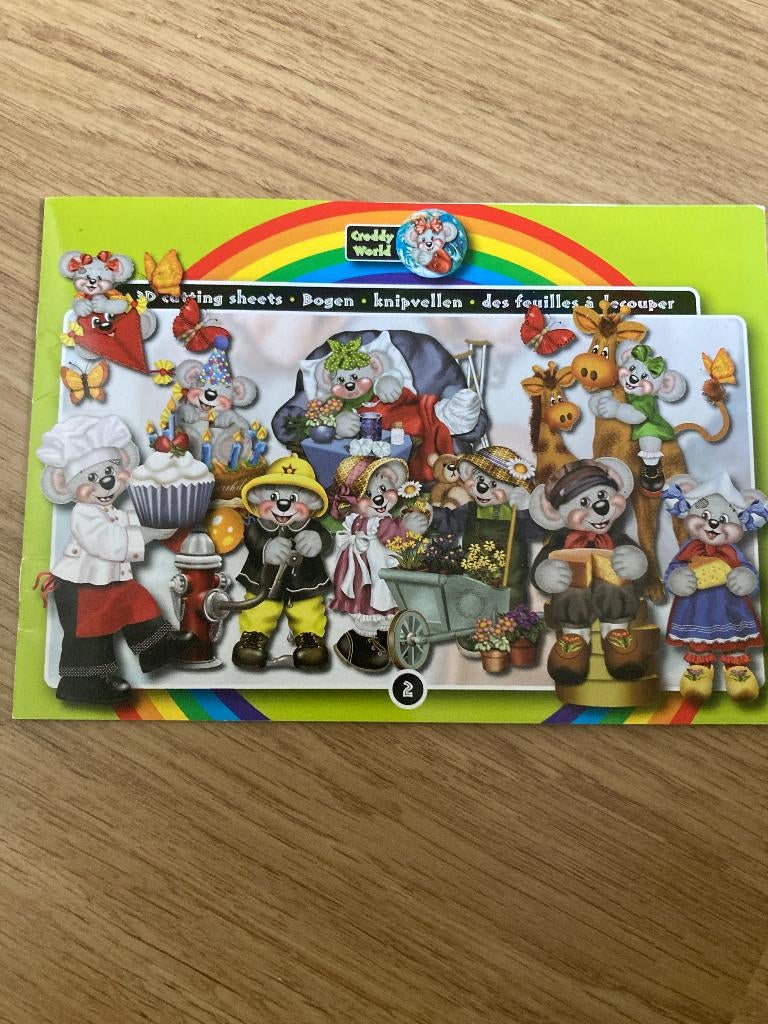 3D knipvellen boekje kaarten maken, Ophalen of Verzenden, Gebruikt, Overige thema's, Knipvel