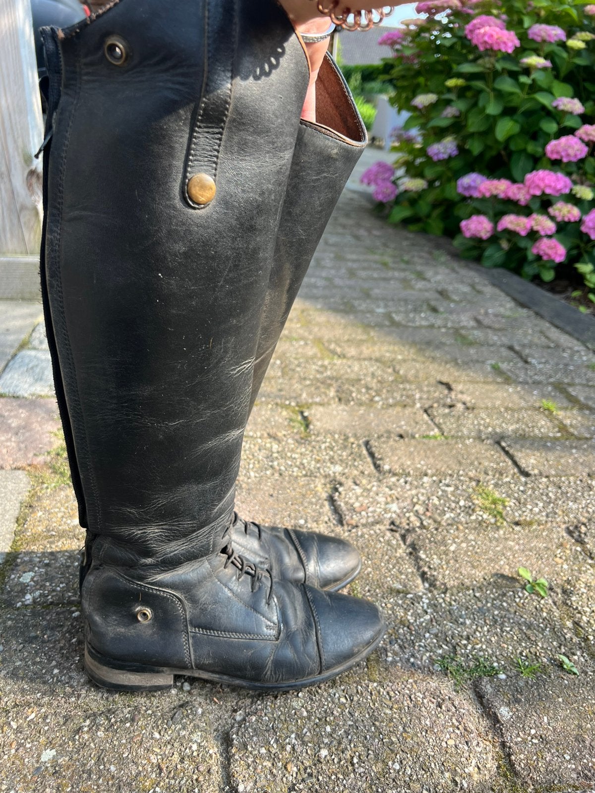 rijlaarzen maat 38 kuitmaat 30-32cm, Dieren en Toebehoren, Paardrijkleding, Gebruikt, Kinderen, Overige soorten, Ophalen of Verzenden