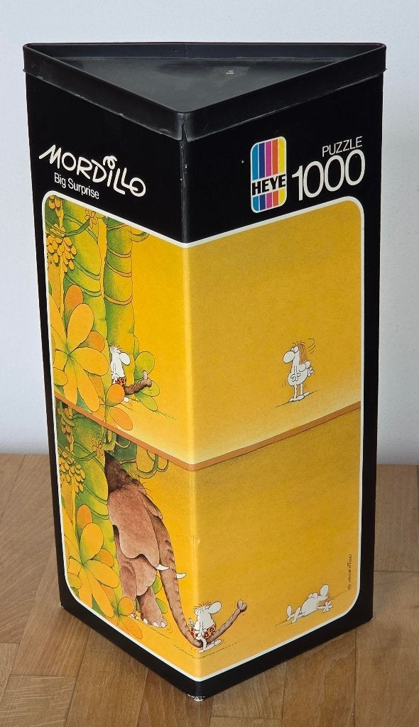 Heye : Mordillo : Big surprise : 1000 stukjes : compleet, Ophalen of Verzenden, 500 t/m 1500 stukjes, Gebruikt, Legpuzzel
