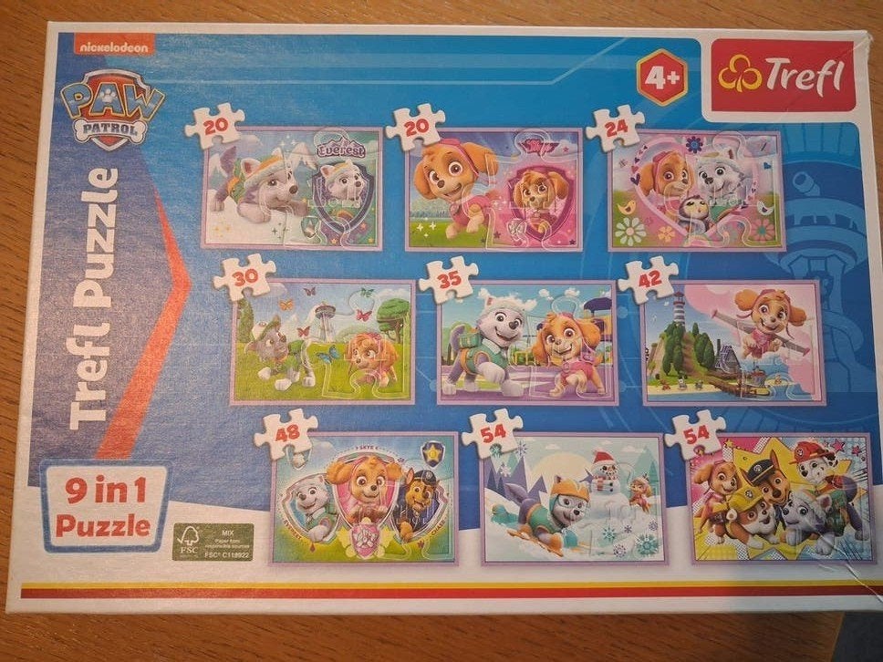 Paw patrol puzzels, Ophalen of Verzenden, 10 tot 50 stukjes, Zo goed als nieuw, 4 tot 6 jaar