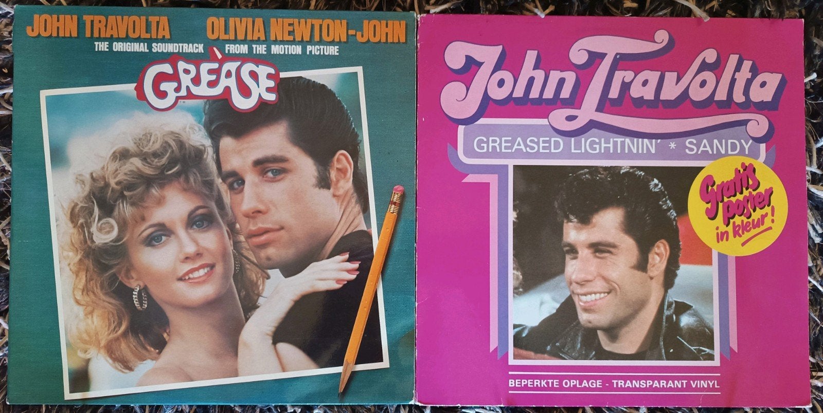Grease Soundtrack en John Travolta LP, Cd's en Dvd's, Gebruikt, Soundtrack, Ophalen of Verzenden, Speciale editie