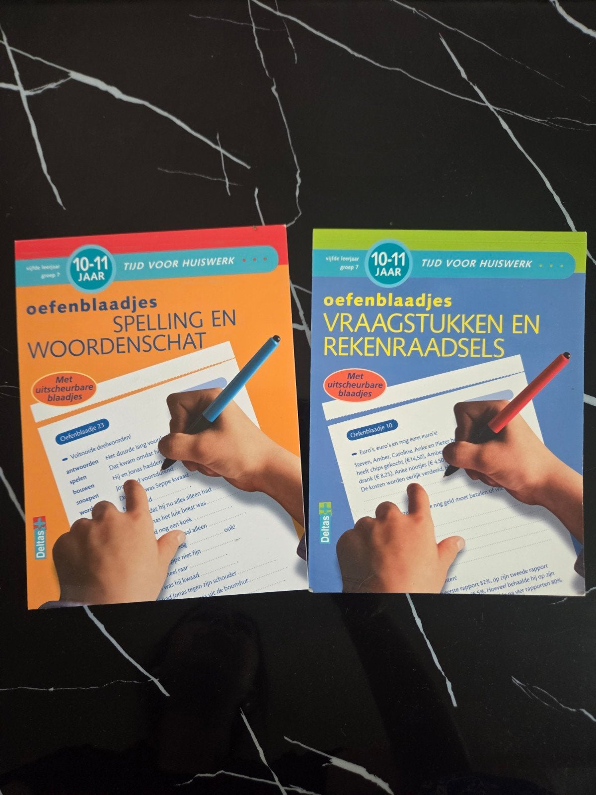 Oefenblaadjes Spelling, Woordenschat & Rekenen 10-11 jaar, Ophalen of Verzenden, Zo goed als nieuw, Overige niveaus, Onbekend