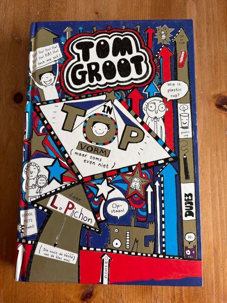 Tom Groot in topvorm maar soms even niet (Liz Pichon) 9+, Boeken, Ophalen, Zo goed als nieuw, Liz Pichon, Fictie algemeen