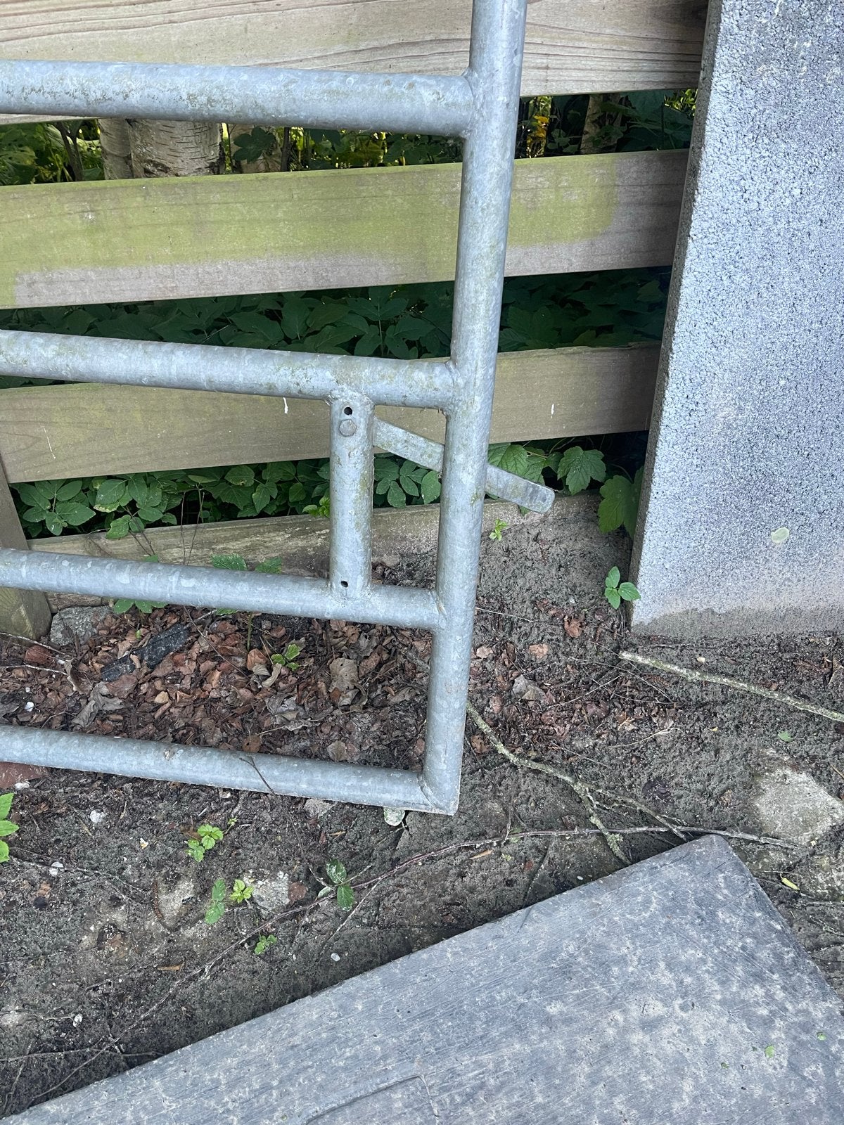 Robuust ijzeren hekwerk met poort, Ophalen, Gebruikt, IJzer, Overige typen