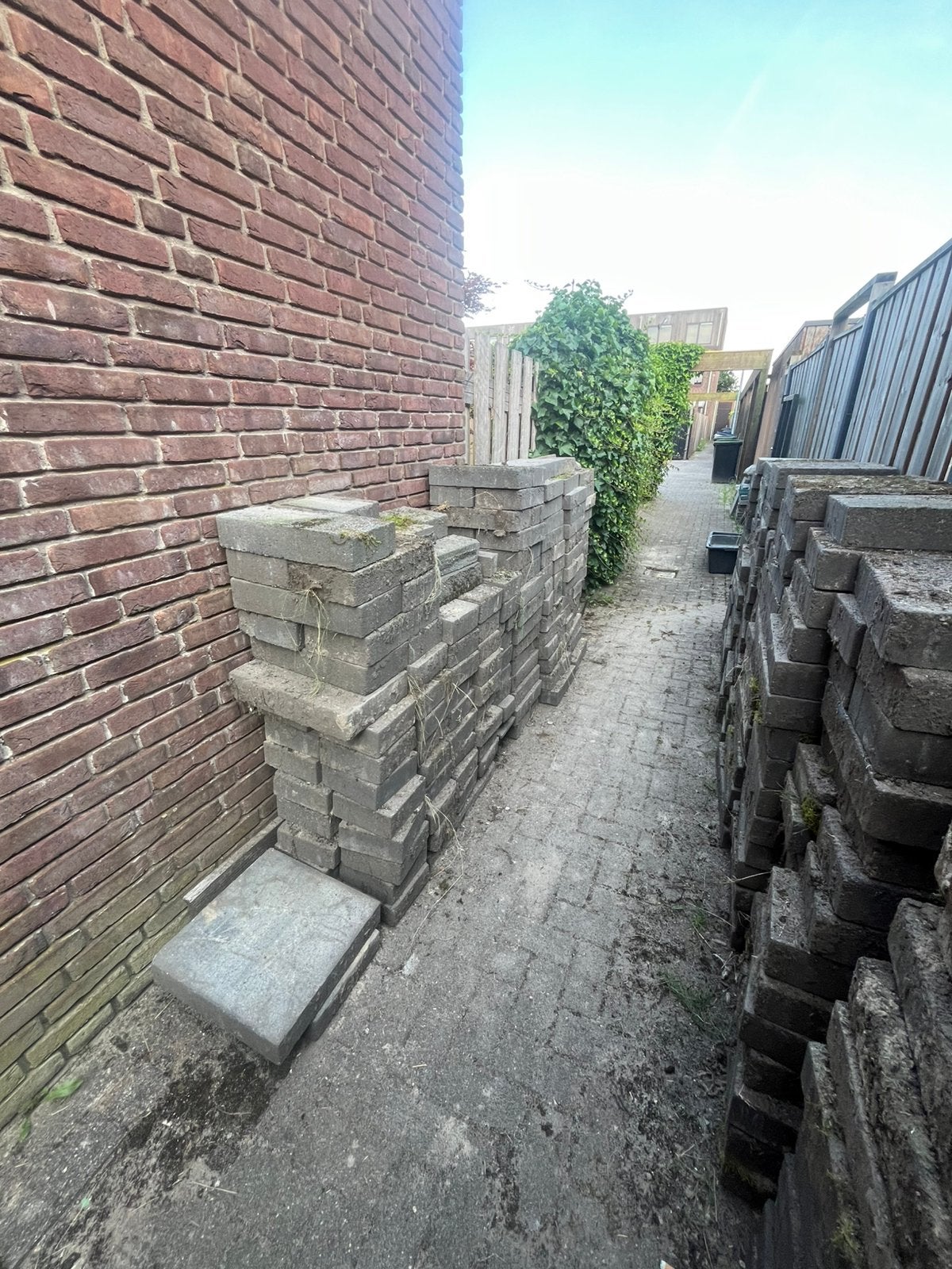 Tuin tegels, Tuin en Terras, Tegels en Klinkers, Ophalen, Zo goed als nieuw, Beton, Terrastegels