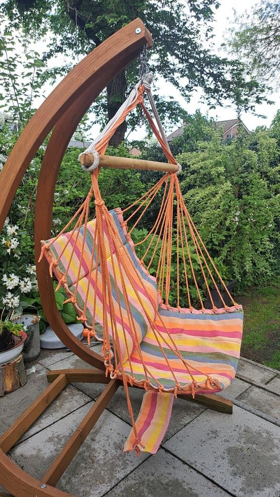 Ruime hangtstoel, Ophalen of Verzenden, Overige materialen