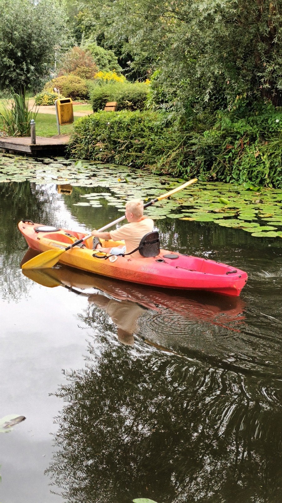 Viskano / viskayak sit on top - compleet met accessoires, Watersport en Boten, Kajaks, Ophalen, Gebruikt, 1-persoons