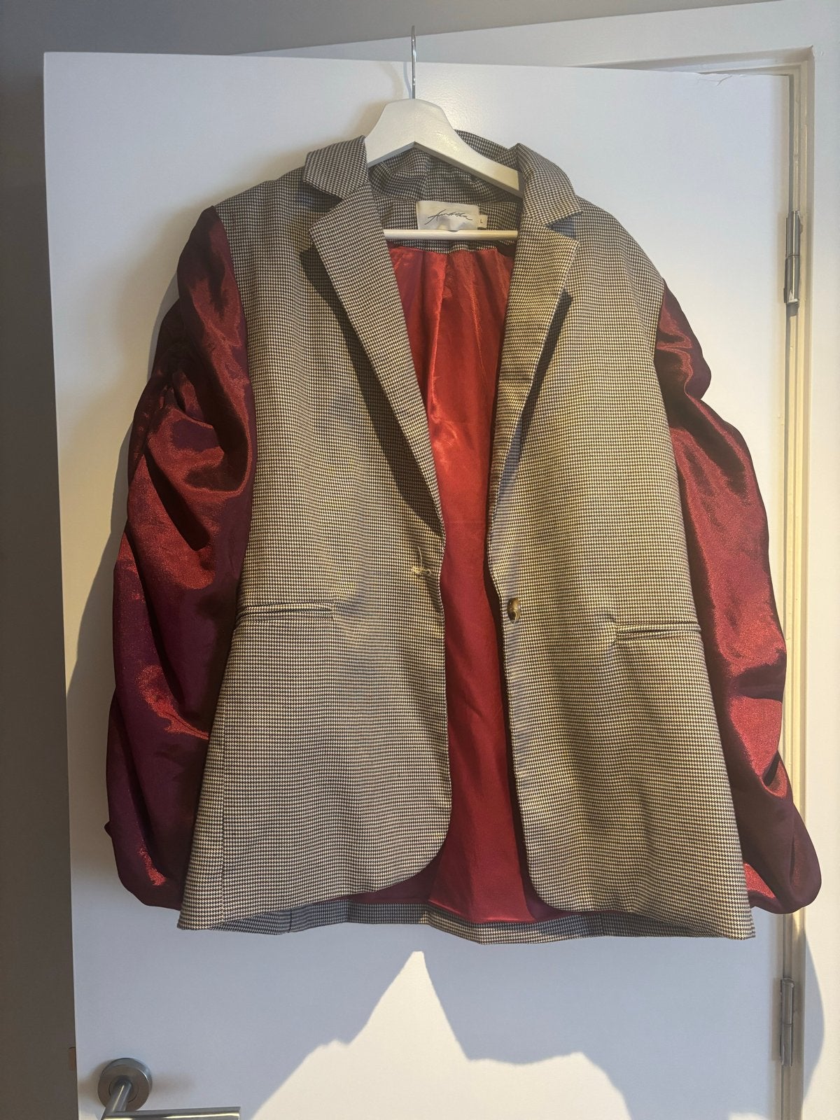 Ambika blazer met pofmouw - Stijlvol en uniek, Meerkleurig, Maat 42/44 (L), Ophalen of Verzenden, Zo goed als nieuw