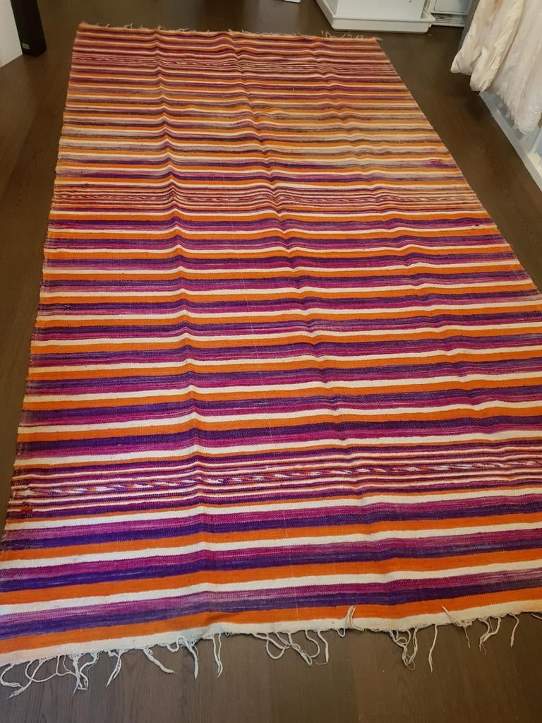 Boujaad Berbers handgeweven vintage tapijt, Gebruikt, Overige kleuren, 150 tot 200 cm, 200 cm of meer