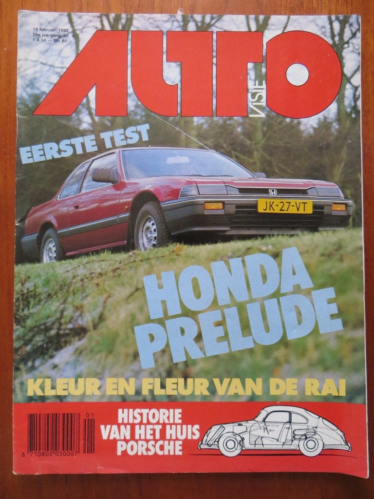 Autovisie 4 1983 Prelude, gesch. Porsche, Opel Monza AutoRAI, Ophalen of Verzenden, Nieuw, Porsche