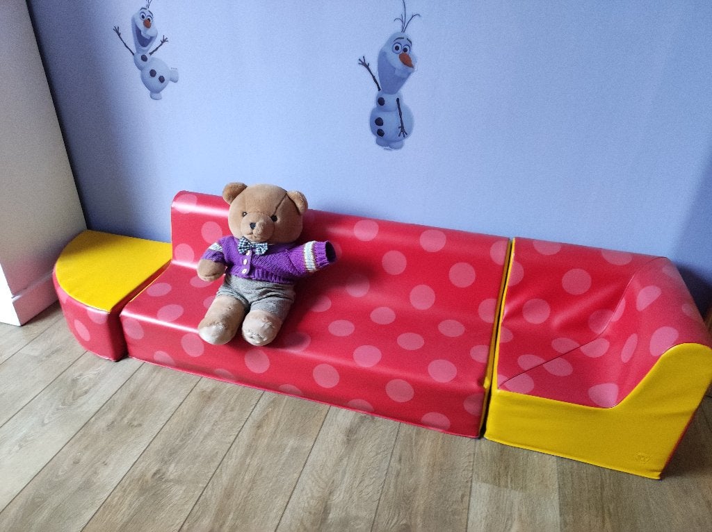 Leuke peuter-kleuterzithoek, Kinderen en Baby's, Rood, Ophalen of Verzenden, Gebruikt, Zitmeubel