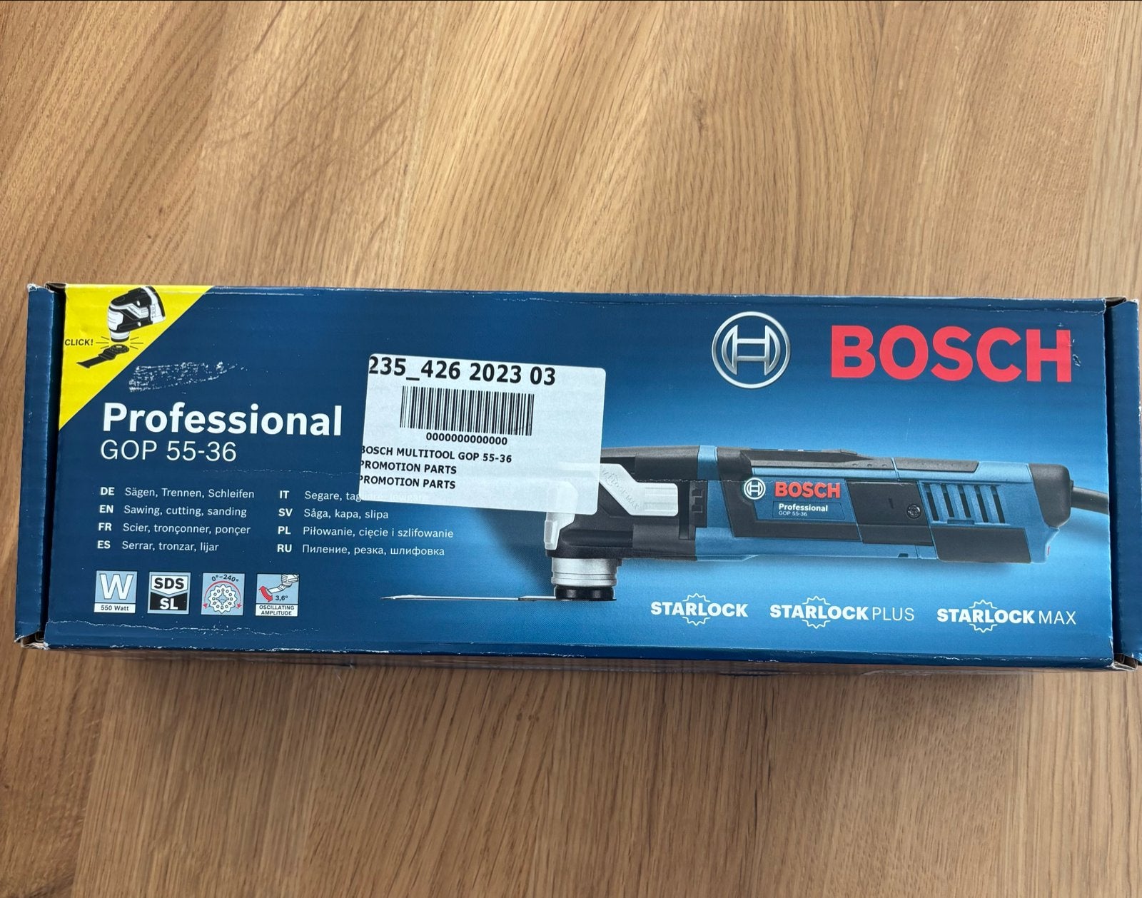Bosch Professional GOP 55-36 Multitool - Nieuw in doos, Ophalen of Verzenden, Nieuw, 600 watt of meer, Overige typen