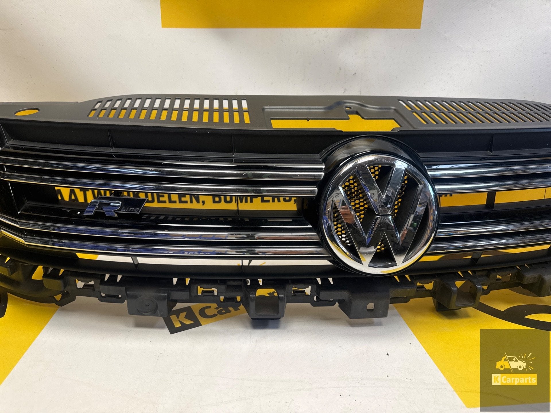 Volkswagen Vw Tiguan Grill 11-16 5N grill 5N0853653E R-Line, Auto-onderdelen, Info@fabrikant.eu, Ophalen of Verzenden, Bumper