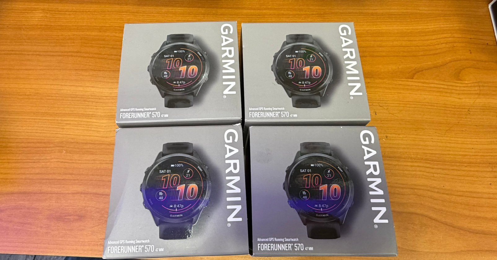 Garmin Forerunner 570 47mm | Nieuw met garantie, Ophalen of Verzenden, Nieuw, Zwart, Android