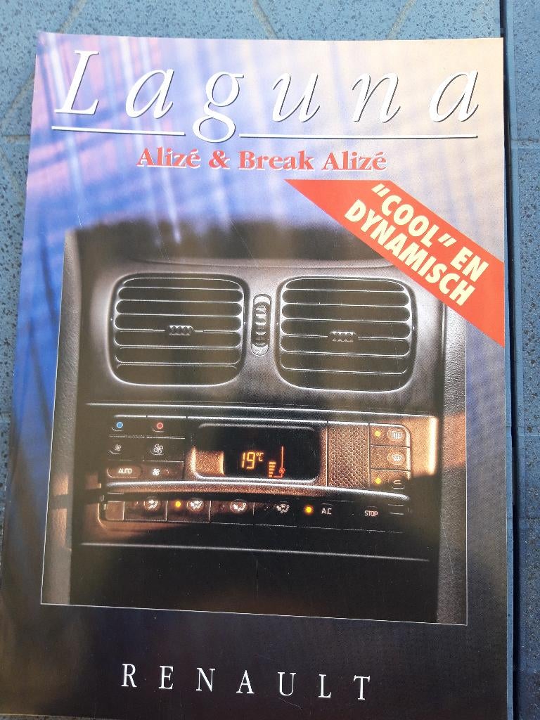 folder Renault Laguna Alizé & Break Alizé 1996, Ophalen of Verzenden, Zo goed als nieuw, Renault