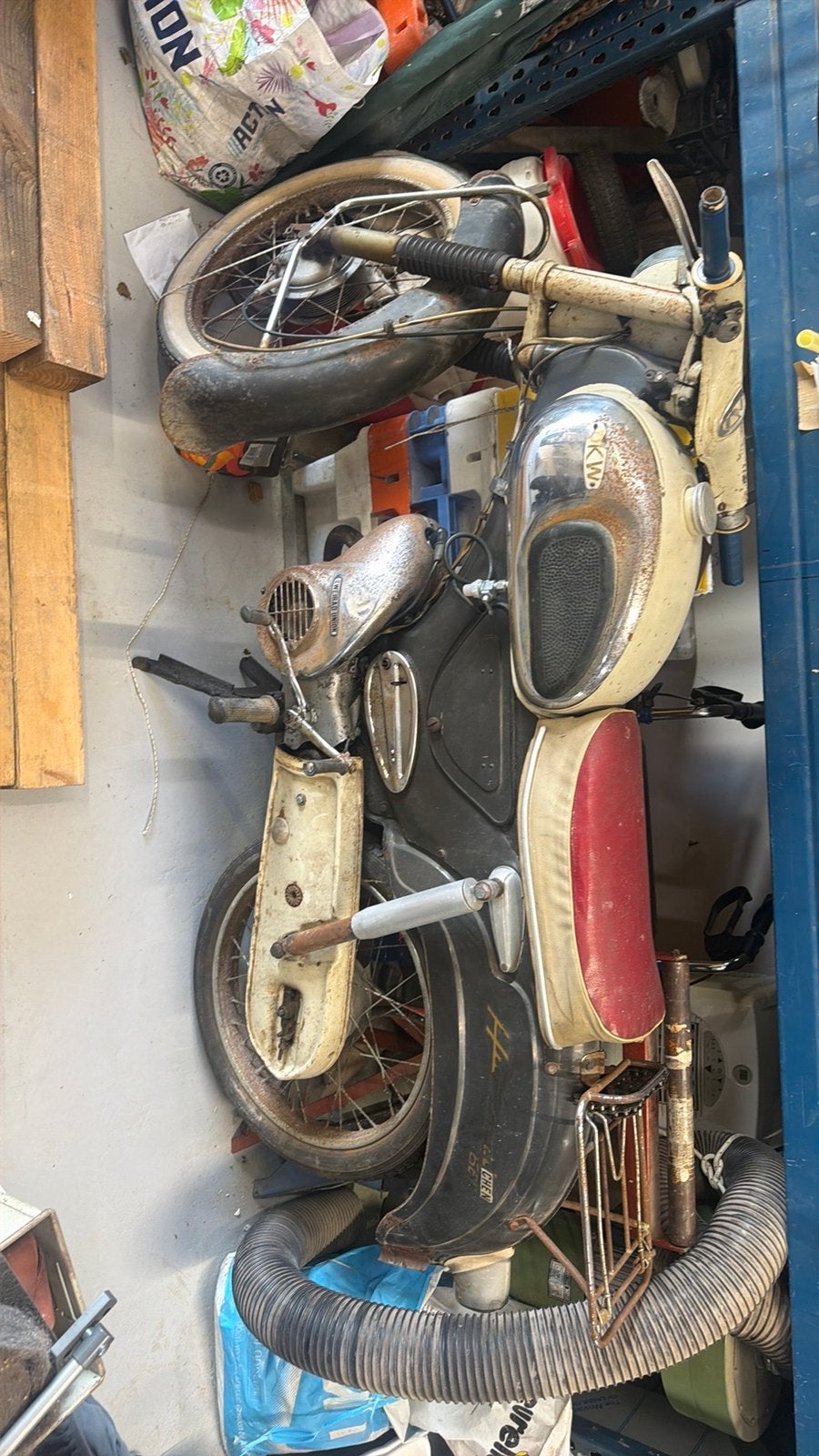 DKW HUMMEL 166 5 bak kickstart een Zwitser, Ophalen, 5 versnellingen, 50 cc, Overige merken