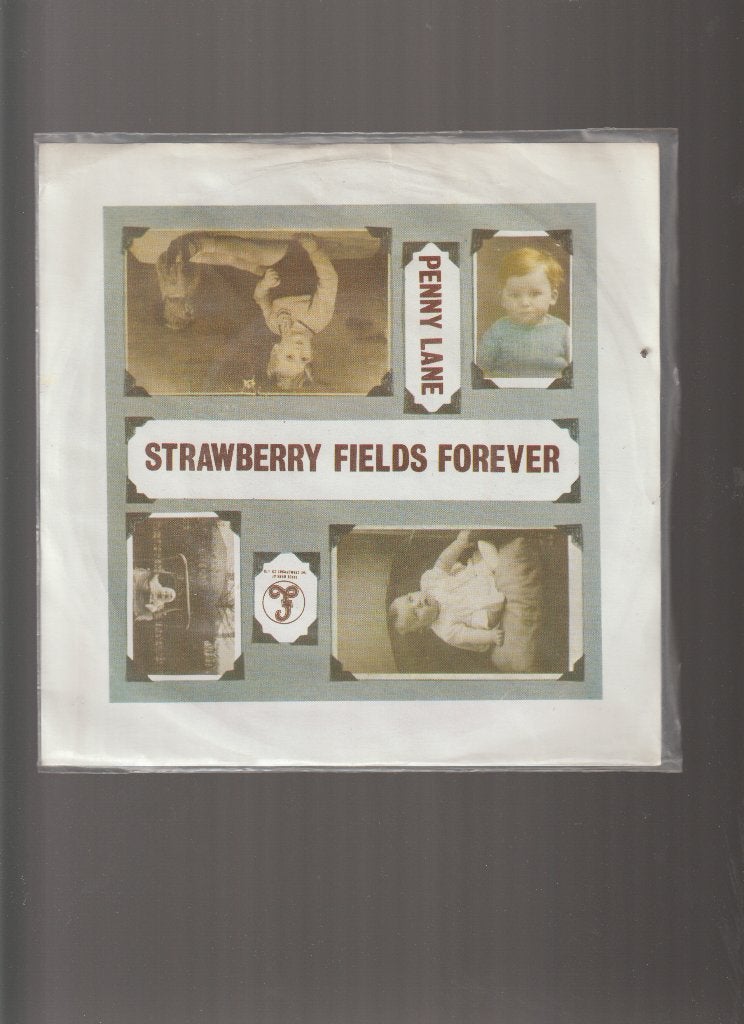 THE  BEATLES  --  STRAWBERRY  FIELDS  FOREVER, 7 inch, Zo goed als nieuw, Pop, Fotohoes