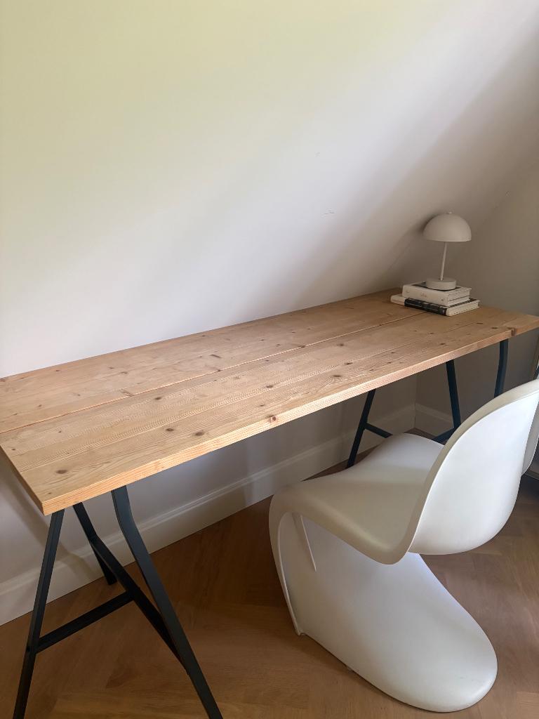Bureau en stoel, Huis en Inrichting, Bureaus, Ophalen, Gebruikt, 60 cm, 160 cm