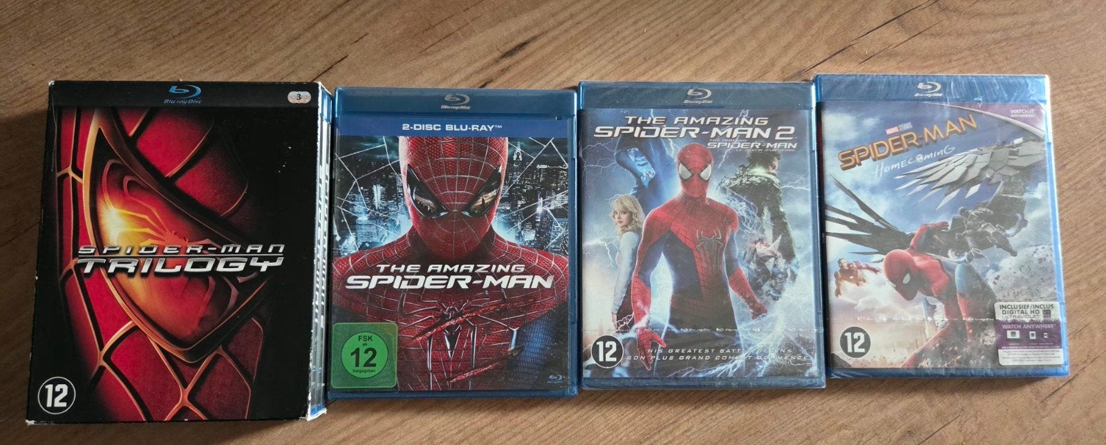 Spider-Man Blu-ray Collectie - Nieuw in verpakking, Engels, Boxset, Nederlands, Actie