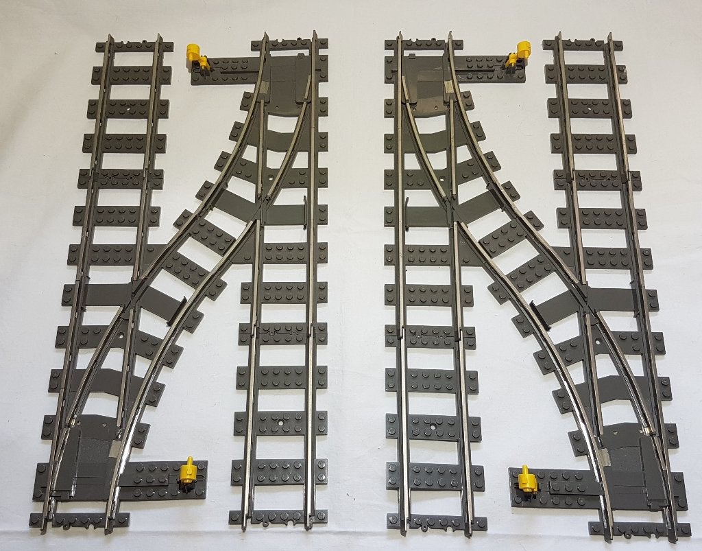 Wissels 9v lego trein rails 4531 7996 MOD (1), Kinderen en Baby's, Speelgoed | Duplo en Lego, Ophalen of Verzenden, Zo goed als nieuw