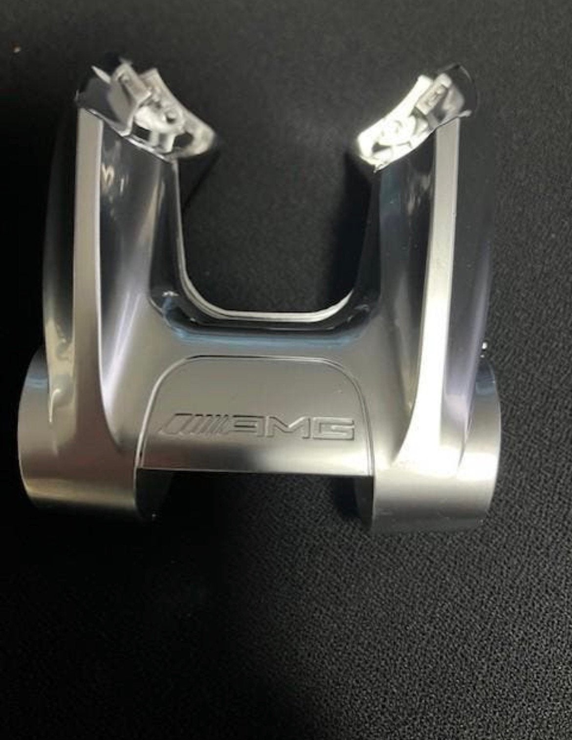 Nieuw zilver amg stuur embleem grijs amg logo w177 w118 w167, Ophalen of Verzenden, Nieuw