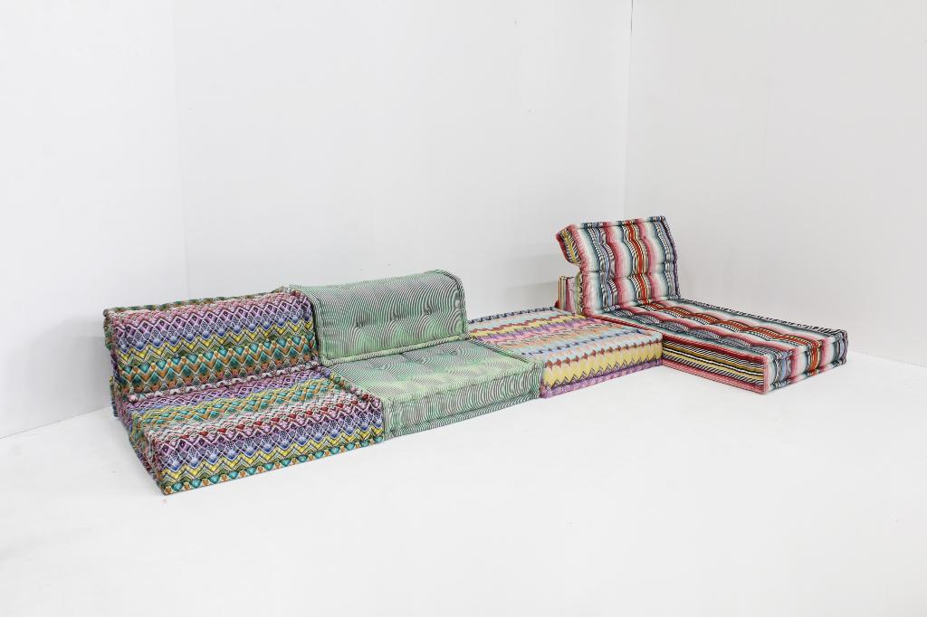 Roche Bobois Mah Jong modulaire sofa Hans Hopfer, Design, Ophalen of Verzenden, Zo goed als nieuw, Driepersoons