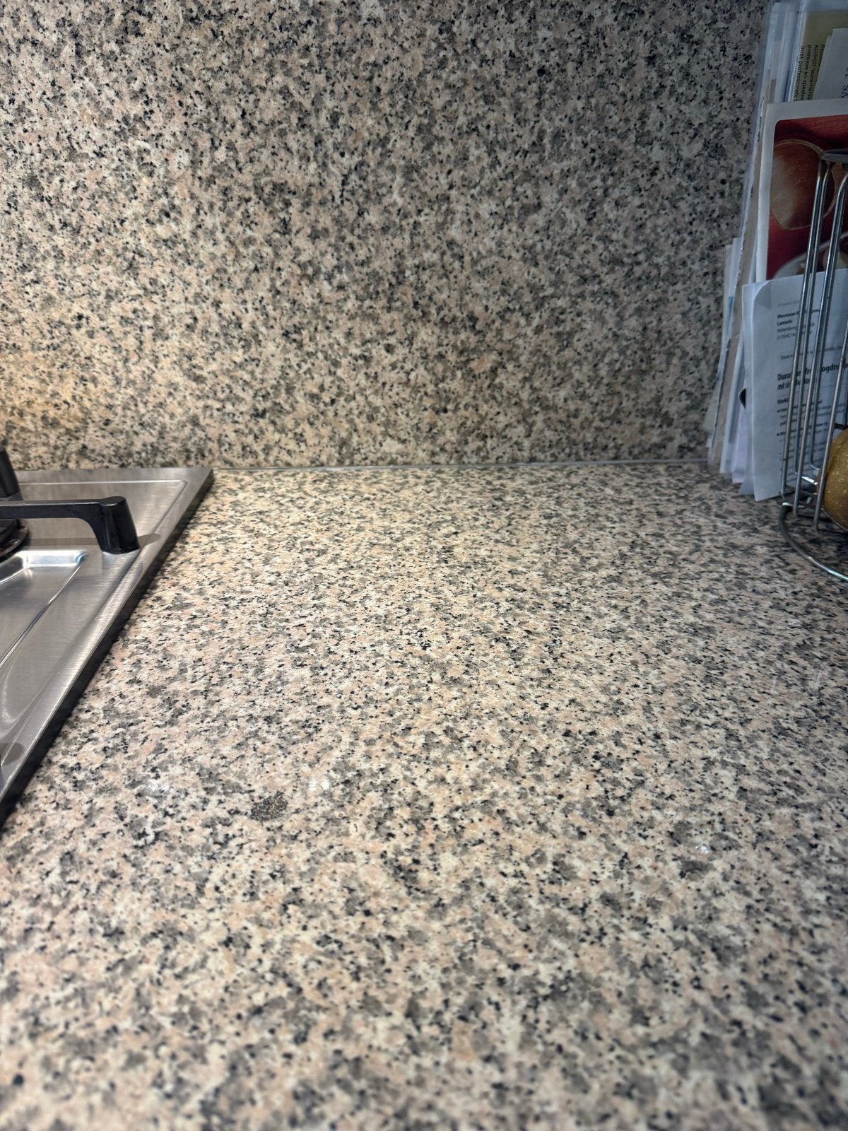 Granieten keukenblad met achterwand, Ophalen, Gebruikt, Overige typen, Graniet of Steen