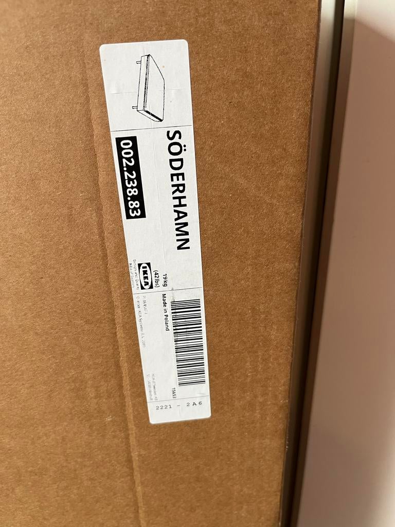 IKEA SÖDERHAMN bank - Nieuw in doos, Ophalen, Zo goed als nieuw