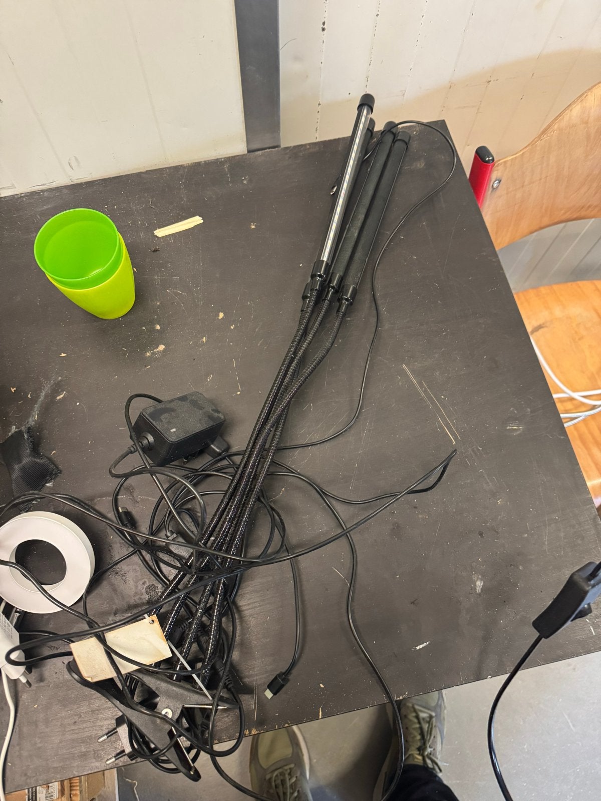 Mobileclinic Growflex/Kweeklamp met 4 flexibele armen, Overige merken, Gebruikt, Kunststof, Zwart
