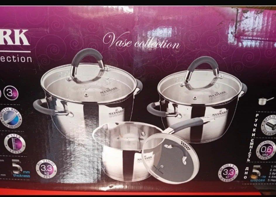week deal!! Nieuwe pannenset - diverse modellen, Geschikt voor inductie, Nieuw, Ophalen of Verzenden, Rvs
