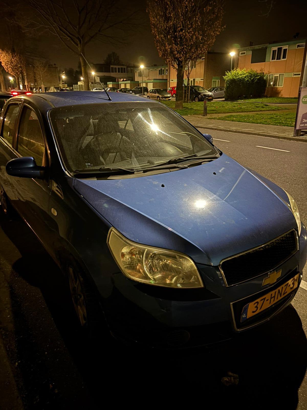 Chevrolet Aveo 1.4 16V 5D AUT 2009 Blauw, Auto's, Chevrolet, 40 €/maand, Aveo, 4 cilinders, 100 pk