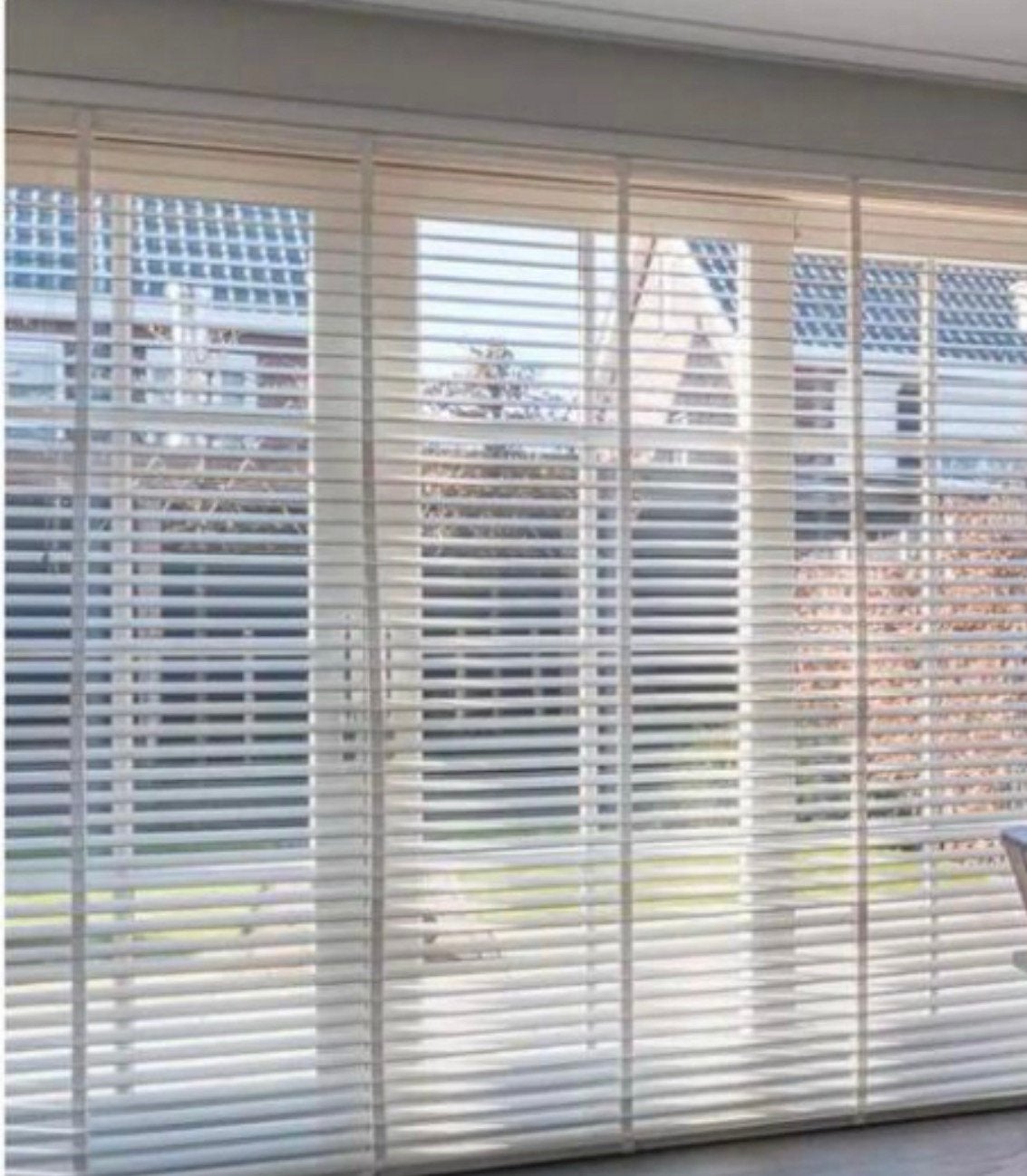 Houten Luxaflex jaloezieën - diverse maten, Ophalen, Gebruikt