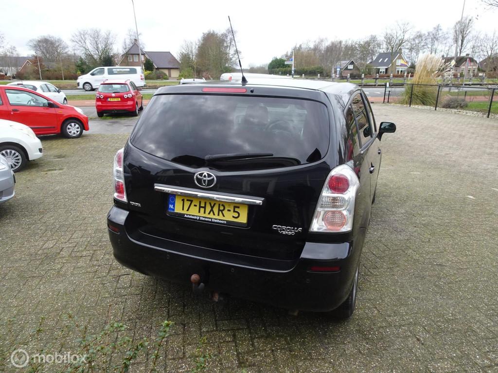 Toyota Corolla Verso 1.8 VVT-i Luna, Auto's, Gebruikt, Zwart, 4 cilinders, 129 pk