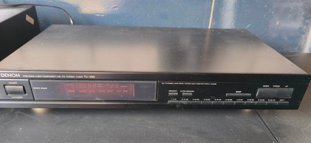Denon TU-280 AM/FM Stereo Tuner, Ophalen of Verzenden, Gebruikt, Analoog