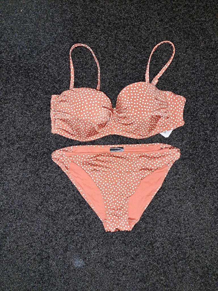 Damesbikini, maat 34., Ophalen of Verzenden, Zo goed als nieuw, Bruin, Bikini