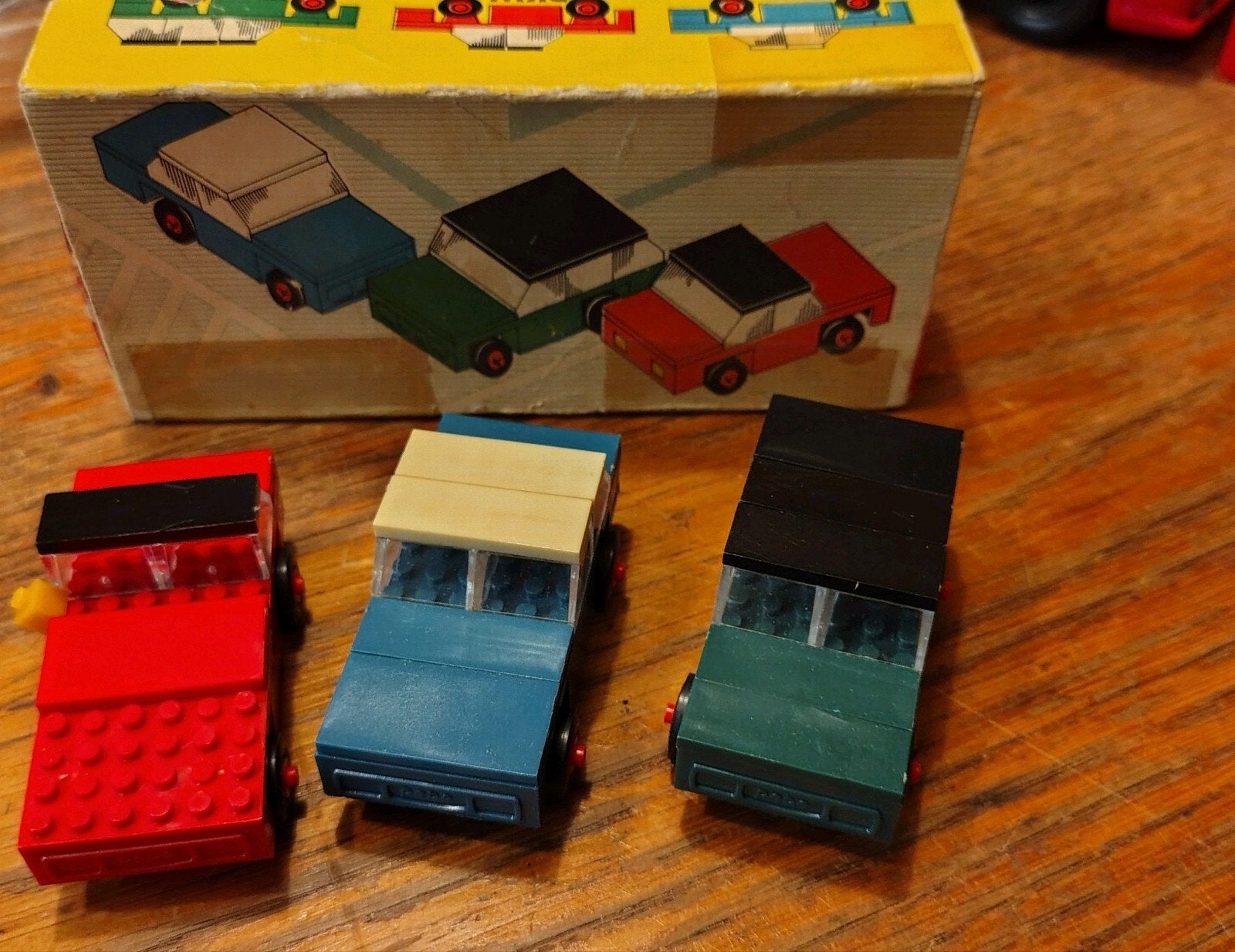 Vintage Pebe Mini-Auto Bouwstenen Set (Jaren '60), Ophalen of Verzenden, Gebruikt