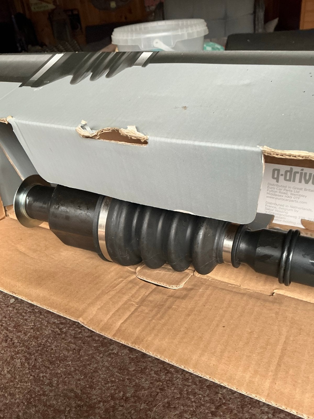 Nieuwe Q-Drive Aandrijfas voor Renault Kangoo (654741561), Ophalen of Verzenden, Nieuw, Renault